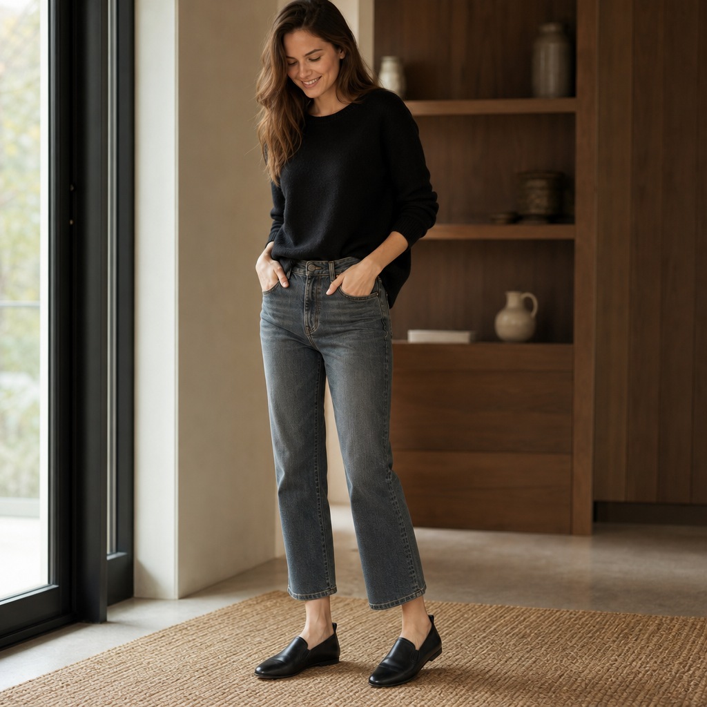 Slipper in einer horizontalen Alltags-Lifestyle-Szene