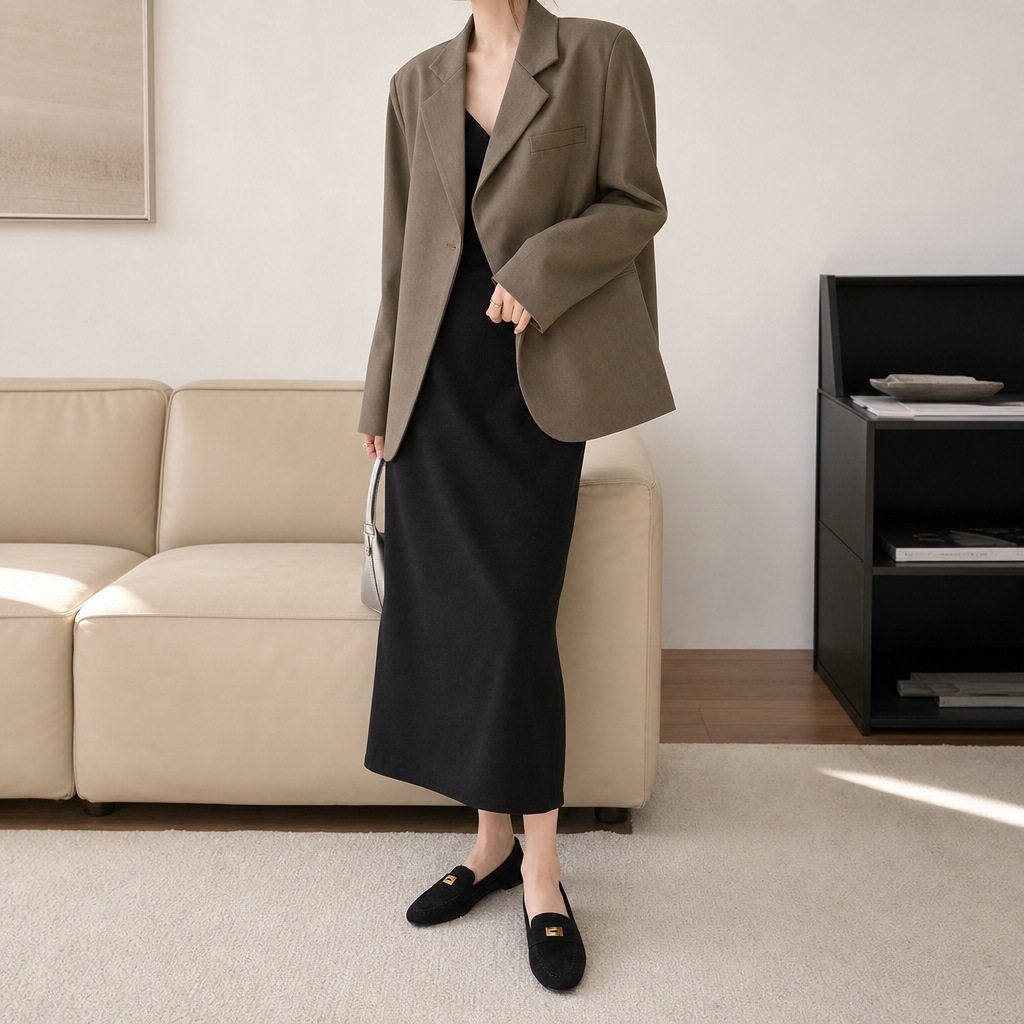 Mocassins Penny exposés dans une scène de style de vie